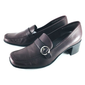 💥SOLD💥Laura Scott Burgundy Leather Loafer 7.5